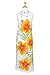 1 World Sarongs Womens Hawaiian Swimsuit Cover-Up Sarong in Yellow/Green/White