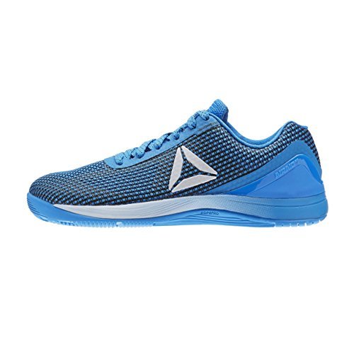 Reebok Womens Crossfit Nano 7.0 Cross-Trainer Shoe, 8.5 B(M) US Blue/Black/Silver/White