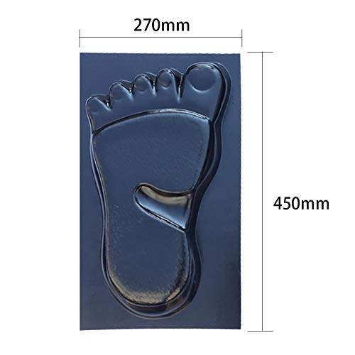 Mikolot Stone Mold - Plastic DIY Path Maker Brick Mold Concrete Molds for Stepping Stones Garden Pavement Mold (Feet Print)
