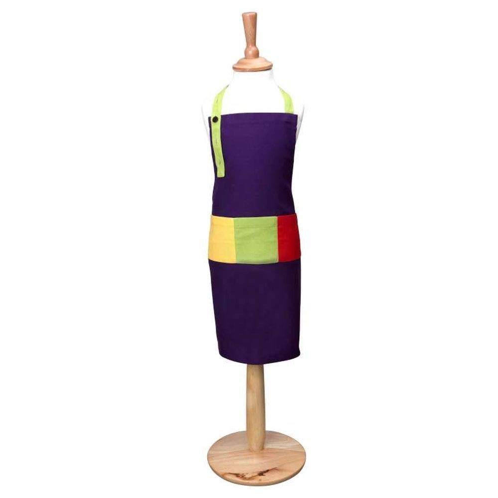 Dexam Rushbrookes Paintbox Child's Apron - Aubergine