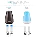 InnoGear 2 Pack 150ml Essential Oil Diffuser Aromatherapy Aroma Diffusers Ultrasonic Cool Mist Humidifier with 7 Colors LED Lights and Waterless Auto Shut-Off for Home Office Bedroom Room, Dark