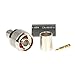 N Connectos Male Crimp Connector 50 ohm for LMR400 Belden 9913 RG8 Pack of 5 Piece