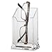 Home-X Acrylic Pen Holder – Multipurpose Clear Acrylic Makeup Brush Holder with Wide Opening and Stable Base for Eyeglasses, Pencils, Tools – Ideal for Desk, Vanity, Bathroom Storage