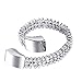 bayite Metal Bands Compatible with Fitbit Alta and Alta HR, Set with Rhinestone, Full Diamond Silver