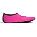 NuFoot Mary Janes Women's Shoes, Best Foldable & Flexible Flats, Slipper Socks, Travel Slippers & Exercise Shoes, Dance Shoes, Yoga Socks, House Shoes, Indoor Slippers, Hot Pink, Large