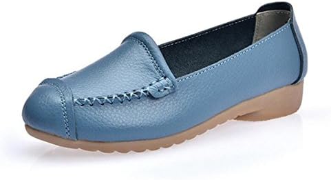 York Zhu Loafers for Women, Slip On Round Toe Basic Moccasins Shoes, Women Casual Flats