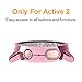 Yolovie Compatible with Samsung Galaxy Watch Active 2 Case 40mm, NOT for Active 4. PC Protective Cover Women Girl Bling Crystal Diamonds Shiny Rhinestone Bumper Watch Cases (40mm Pink)