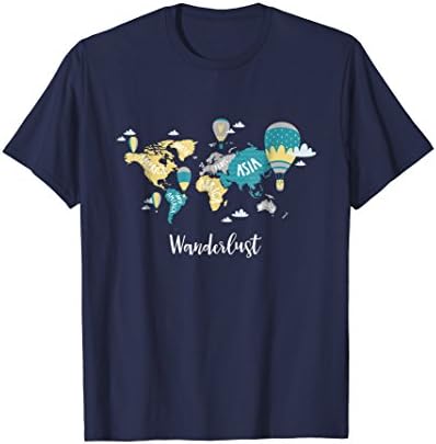 Wanderlust Shirt for Women Men and Kids
