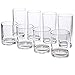 Classic 8-piece Premium Quality Plastic Tumblers | 4 each: 12-ounce and 16-ounce Clear primary