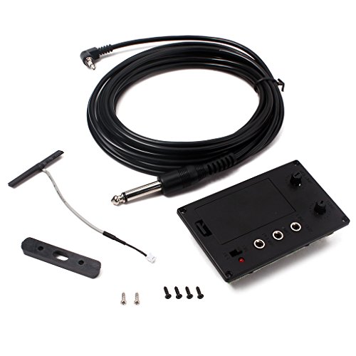 4/4 Violin Silent EQ Pickup With Piezo & Plug Hole Cable DIY Parts Set - Thumbnail 5