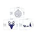 Art Kitchenware 6pcs/Set Merry Christmas Celebration Stencil Set for Cookies Plastic Fondant Decoration Cupcake Stencil ST-923S