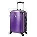 Travelers Club Madison Hardside Expandable Spinner Luggage, Purple, Carry-On 20-Inch