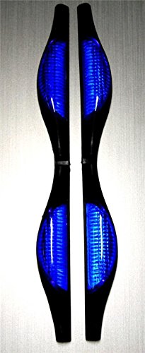 Twin Pack Car Door Guard Protectors Edge Strip Reflectors Blue Scratch dent Protectors Paint Work (Pair) Bump Safety Stopper