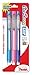 Pentel Clic Eraser Grip Retractable Eraser with Grip Fashion Barrel Colors 3-Pk