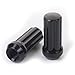 HanAuto Black Lug Nuts with 2 Key (14mm x 1.5 Thread Size) - Pack of 24 Wheel Lug Nuts, 75114K242