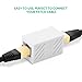 RJ45 Coupler, Ugreen In-Line Coupler Cat7/Cat6/Cat5e Ethernet Cable Extender Adapter Female to Female (1 Pack, White)