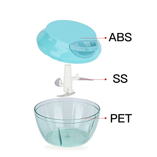 Cambom Quick Pull Food Chopper Mini Manual Food Processor Chopper