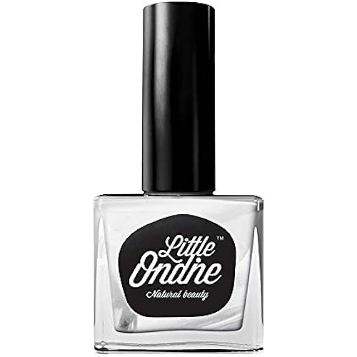 Little Ondine Water-based Peel off Odor Free Quick Dry Non Toxic Natural Nail Polish Top & Base Coat (Glossy)