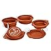 Ruff Products BarkBowl (800ml) - Collapsible Dog Bowl (Burnt Orange) Premium Quality, Platinum-Cured Food Grade Silicone, No Plastic Rim, Food Safe, Large Travel Bowl