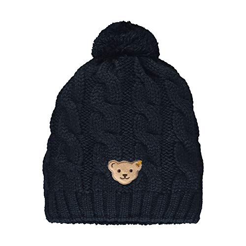 Steiff Jungen Mit Süßer teddybärapplikation Mütze