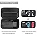 Bestico Travel Carry Case for Nintendo Switch with 10 Games Cartridge Holders for Nintendo Switch Console, AC Adapter, HDMI Cable, Joy-con grip,Joy-con strapthumb 2