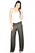 TL Women's Made in USA Comfy Wide Leg Long Boho Maternity Palazzo Gaucho Pants Charcoal