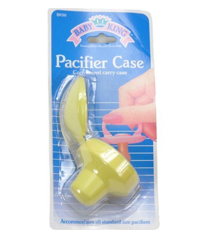 Pacifier Convenient Carrying Case fits all standard size pacifiers ( assorted colors)