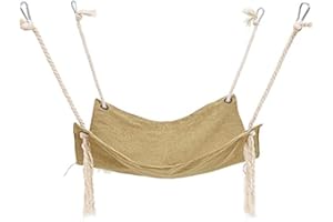 VALINK Cat Hammock, Cat Cage Hammock Pet Hanging Bed Sleeping Swing Chair Breathable Comfy Cage Bed for Cat Kitten