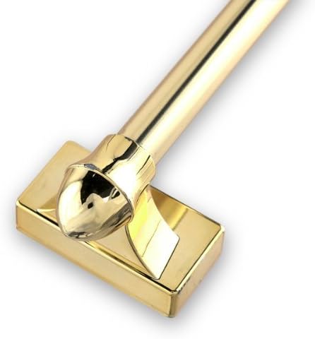 Magne Rod 00104 17-30-Inch Magnetic Cafe Rod, Brass by Magne Rod