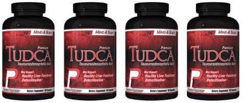 TUDCA (Tauroursodeoxycholic Acid) 4 pack by Premium Powders