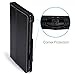 MoKo LG G Pad 7.0 Case - Slim Folding Stand Cover Case with Auto Wake / Sleep for LG G Pad V400 / V410 (LTE) / VK410 / UK410 / LK430 (G Pad F7.0) 7-Inch Android Tablet, BLACK