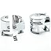 Krator Chrome Handlebar Switch Housing Cover Kit Compatible with Honda VT 600 VLX / 750 Spirit/ACE/Aero/VTX 1300 Custom (CSH004)