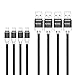 USB Type C Cable, SCHITEC 4PACK(1ft 3ft 6ft 10ft) USB 3.0 Type-C to USB-A Male Sync & Charging Bold TPE Cable for Samsung Galaxy S8 Note 8 LG G5 G6 Google Nexus 5X 6P(4PACK)