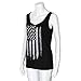 BCDshop Clearance!Women Fashion American Flag Print Casual Sleeveless Tank Top Shirts Blouse