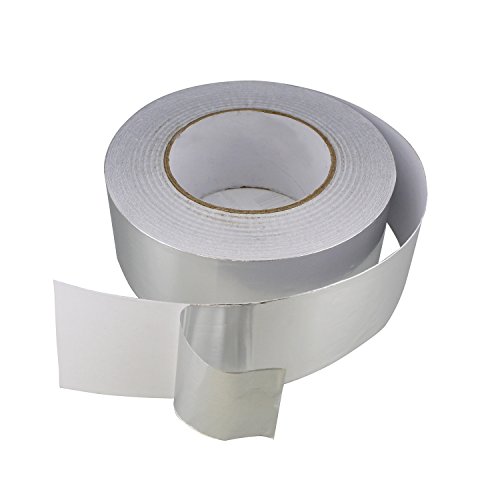 Bob’s 2” inch Aluminum Foil Tape – Pipe Wrap Insulation Heat Resisting Thermal Tape Silver Heat Reflective Duct Tape