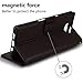 LOKAKA Leather Wallet Phone Case for Sony Xperia 10 Plus, Folding Flip Cases Protective Cover Strong Magnetic Closure Protector with Card Slots Kickstand (Brown, 6.5