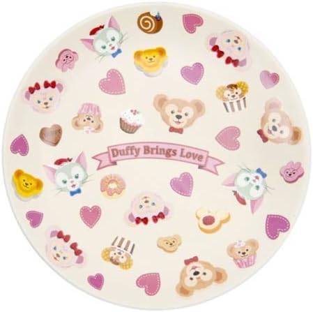 Amazon Co Jp スウィート ダッフィー16 プレート ダッフィー シェリーメイ ジェラトーニ お皿 食器 東京ディズニーシー限定 16年 バレンタイン ホビー