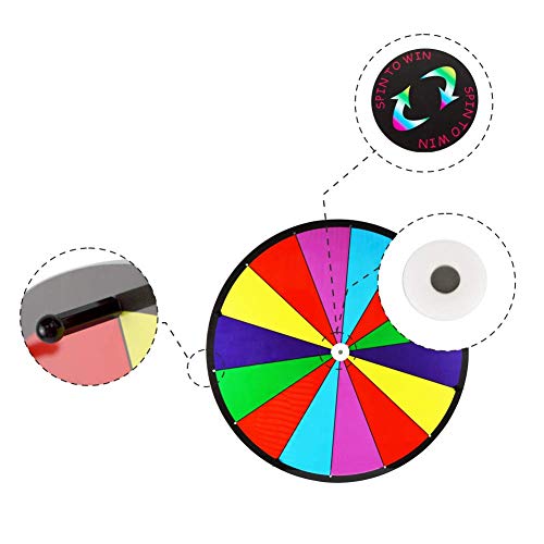Tabletop Prize Wheel Spinning Win The Fortune Spin Game 14 Slots Color