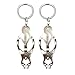Ldoux Breast Nipple Clips Labia Clamp for Couple Flirting Heighten Arousal SM Restraint Bondage Sex Role Play Game, Bra Chains with Vaginal Clip for Nipple Sucker Nipple Torture