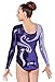 Balera Gymnastics Metallic Swirls Leotard Long Sleeve