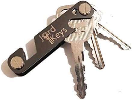 JORDKEYS - Multi tools ZINC alloy compact smart key holder organizer for 2- 14 keys