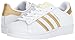 adidas Originals Kids' Superstar, White/Gold Metallic/Blue, 4 M US Big Kid
