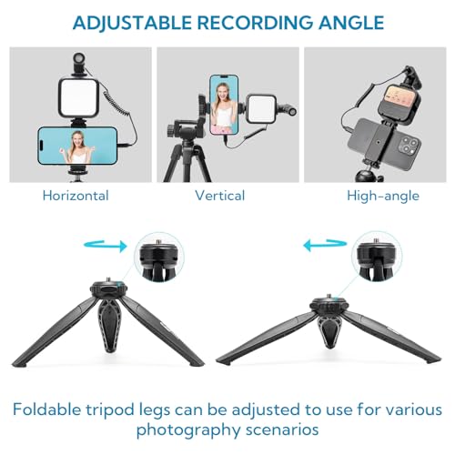 Tripod Youtubers Equipment Vlogging Kit For IPhone Youtuber