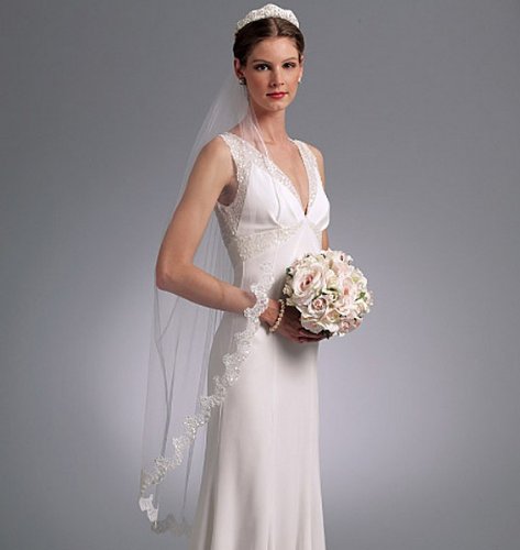 Vogue Bridal Pattern 8569 Headpieces, Tiara and Bridal Veils with Variations - Thumbnail 7