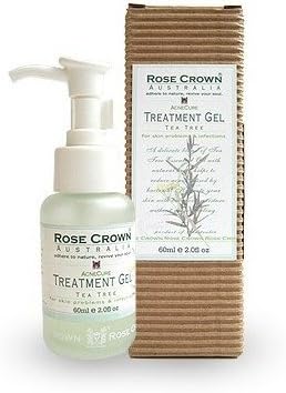 Rose Crown Organic All Natural Tea Tree Acne Cure Treatment Gel120ml