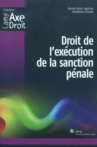 Droit de l'exécution de la sanction pénale