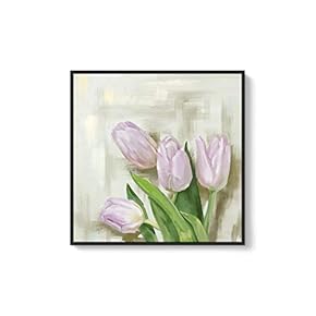 Framed Canvas Wall Art for Living Room, Bedroom Flowers Canvas Prints for Home Decoration Ready to Hang - 24x36 inches - 16x16 inches