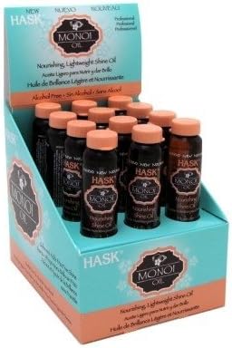Hask Monoi Oil Nourishing Shine Oil Vials (Display of 12) by Hask Monoi