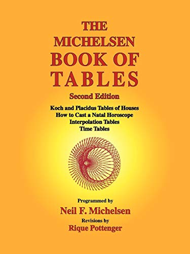 The Michelsen Book of Tables by Neil F. Michelsen