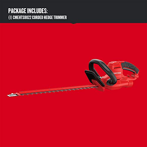 CRAFTSMAN Hedge Trimmer, 22" Corded with POWERSAW Branch Cutter, 3.8-Amp (CMEHTS8022) photo 12